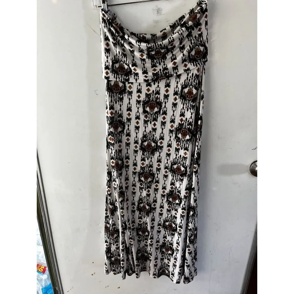 boho tribal southwestern maxi skirt size medium